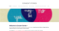Desktop Screenshot of consentstories.org