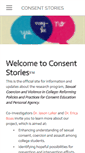 Mobile Screenshot of consentstories.org